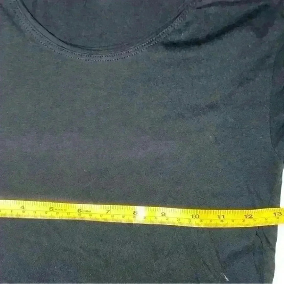 Diesel Black Gold Tops Xs Short Sleeves Crew Neck Minimalist Biker Monochrome - Picture 3 of 8